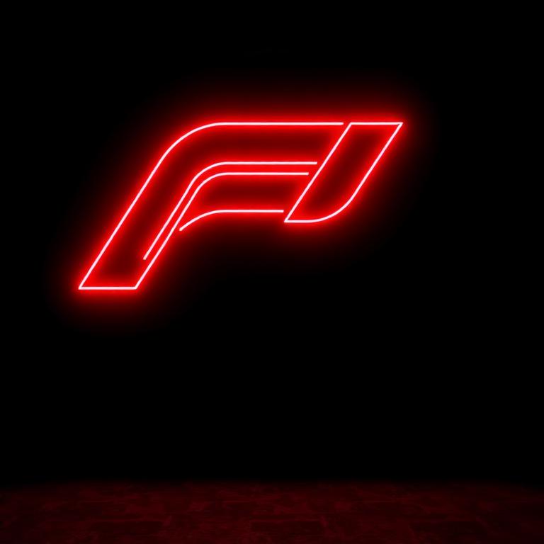 Formula 1 neon sign